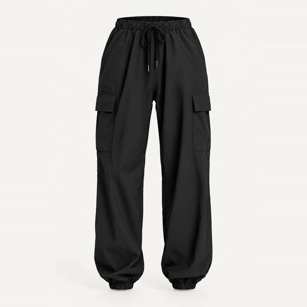 Lightweight Loose Joggers with Side Pockets - product only
