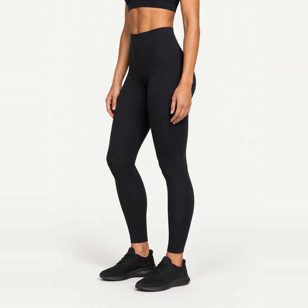 High-Waisted Fitted Leggings - side view