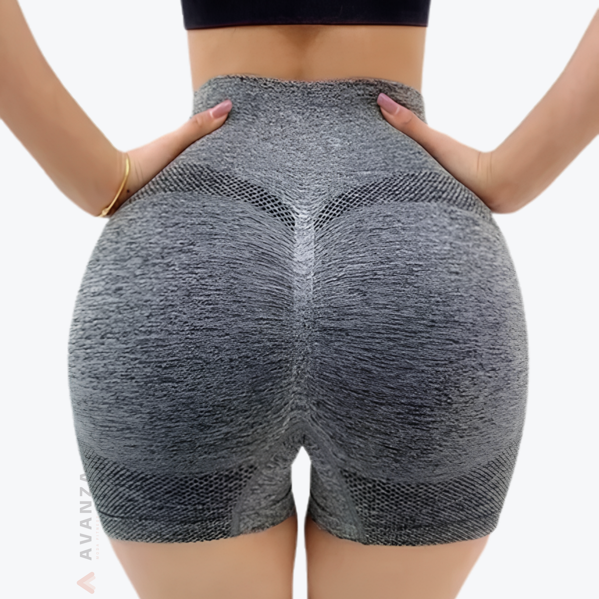 Leggings Corto Elástico | Gris