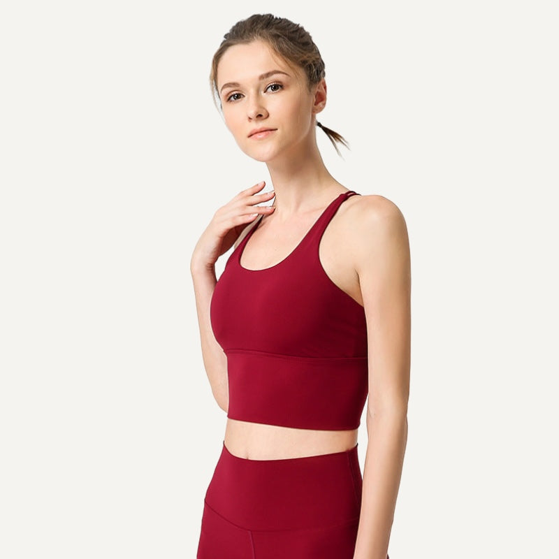 Strappy-Back Crop Tank and Leggings Set
