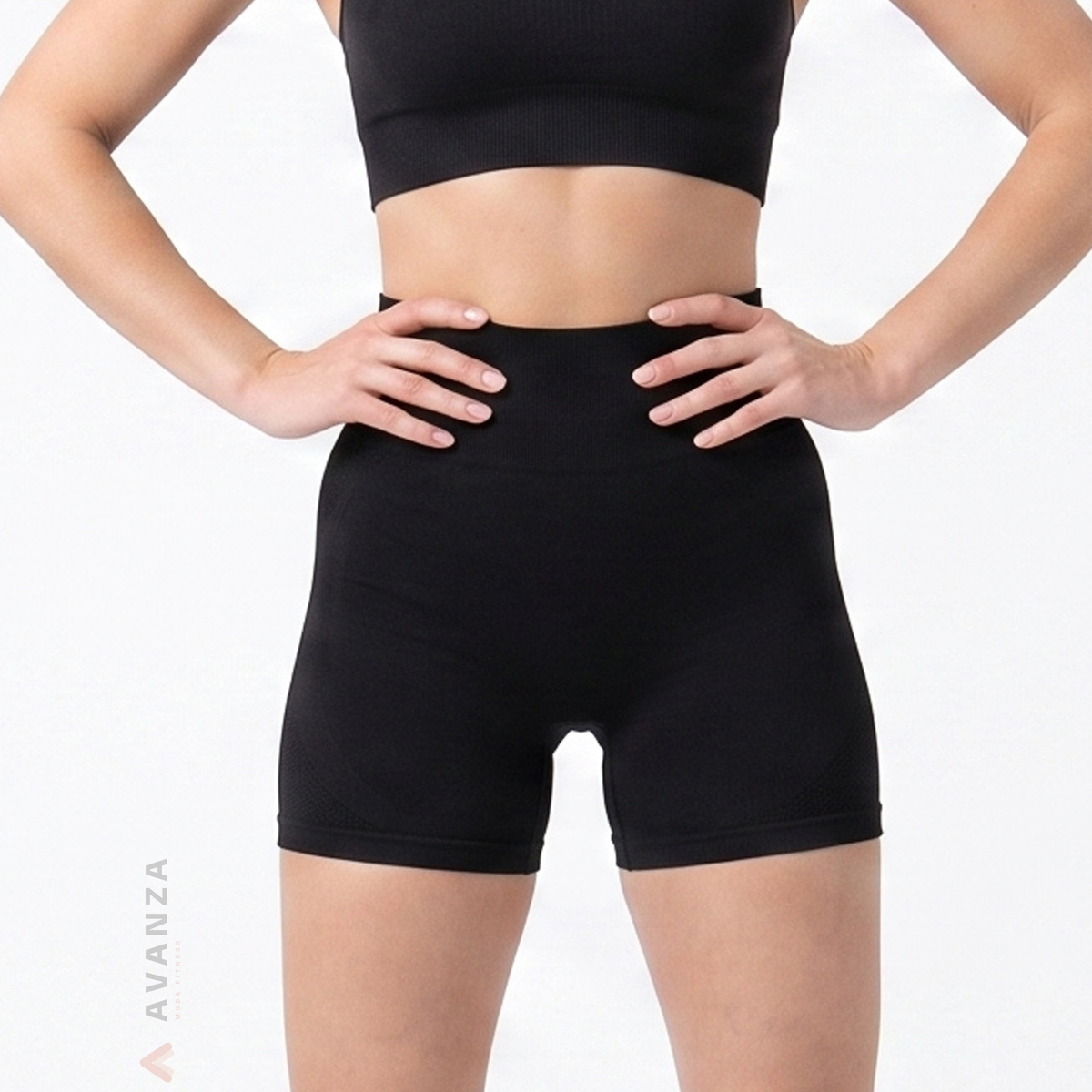 Leggings Corto Elástico | Negro