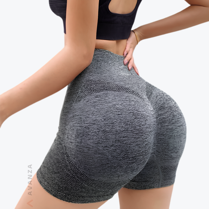 Leggings Corto Elástico | Gris