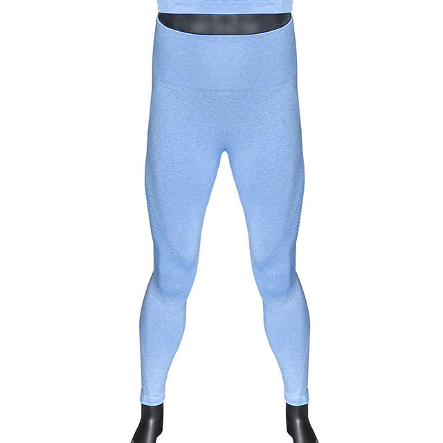 Heathered Long Sleeve Crop Top and Leggings Set