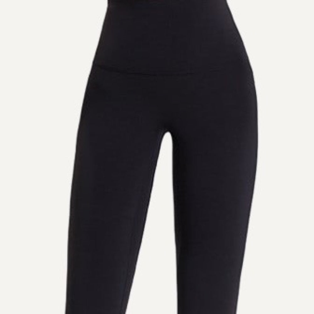 High-Waisted Polyamide Leggings - detail