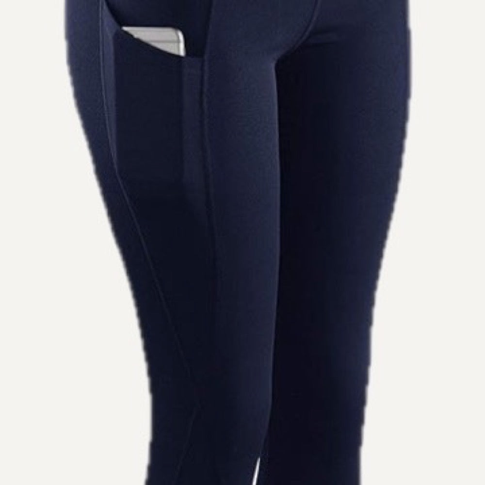 High-Waisted Pocket Leggings in Polyester Blend - detail